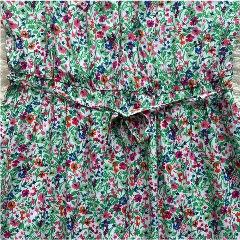 J. Crew Ruffle Floral Midi Dress - Picture 8 of 11